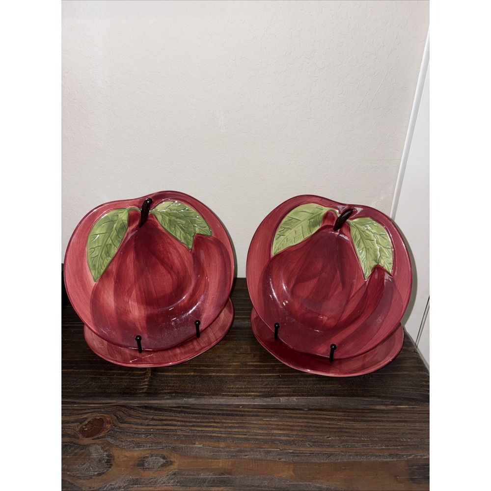 Franciscan Apple Salad Plate (4) RARE